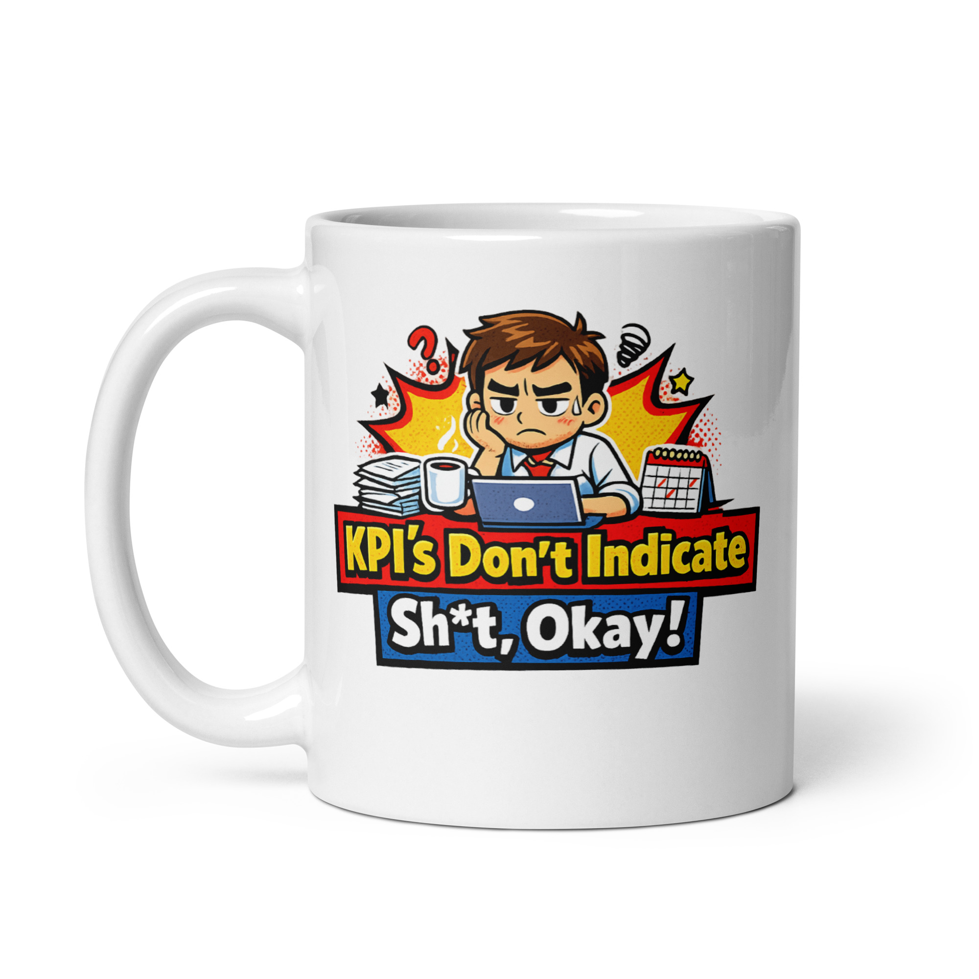 Funny KPI Mug (Male)