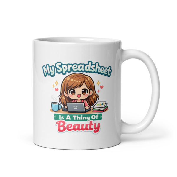 I Love Spreadsheets Mug (Female)