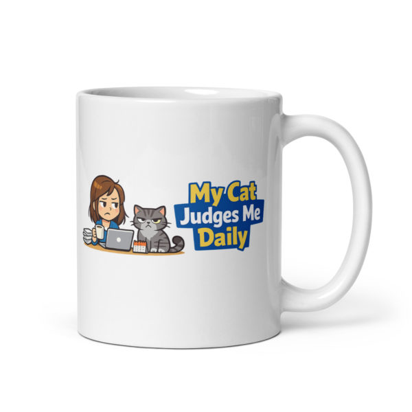 My Cat Judges Me Daily Mug