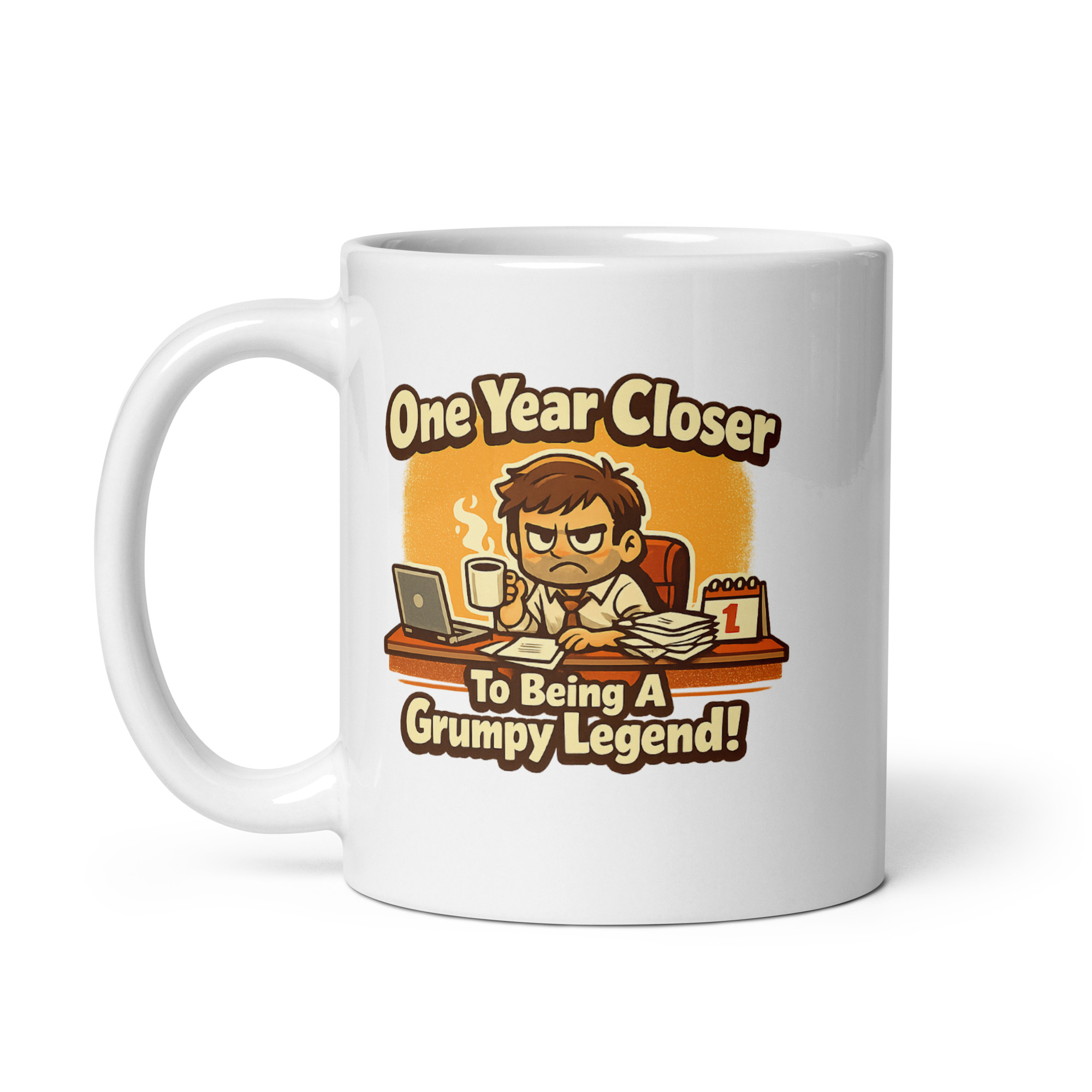 One Year Closer To Being A Grumpy Legend Mug