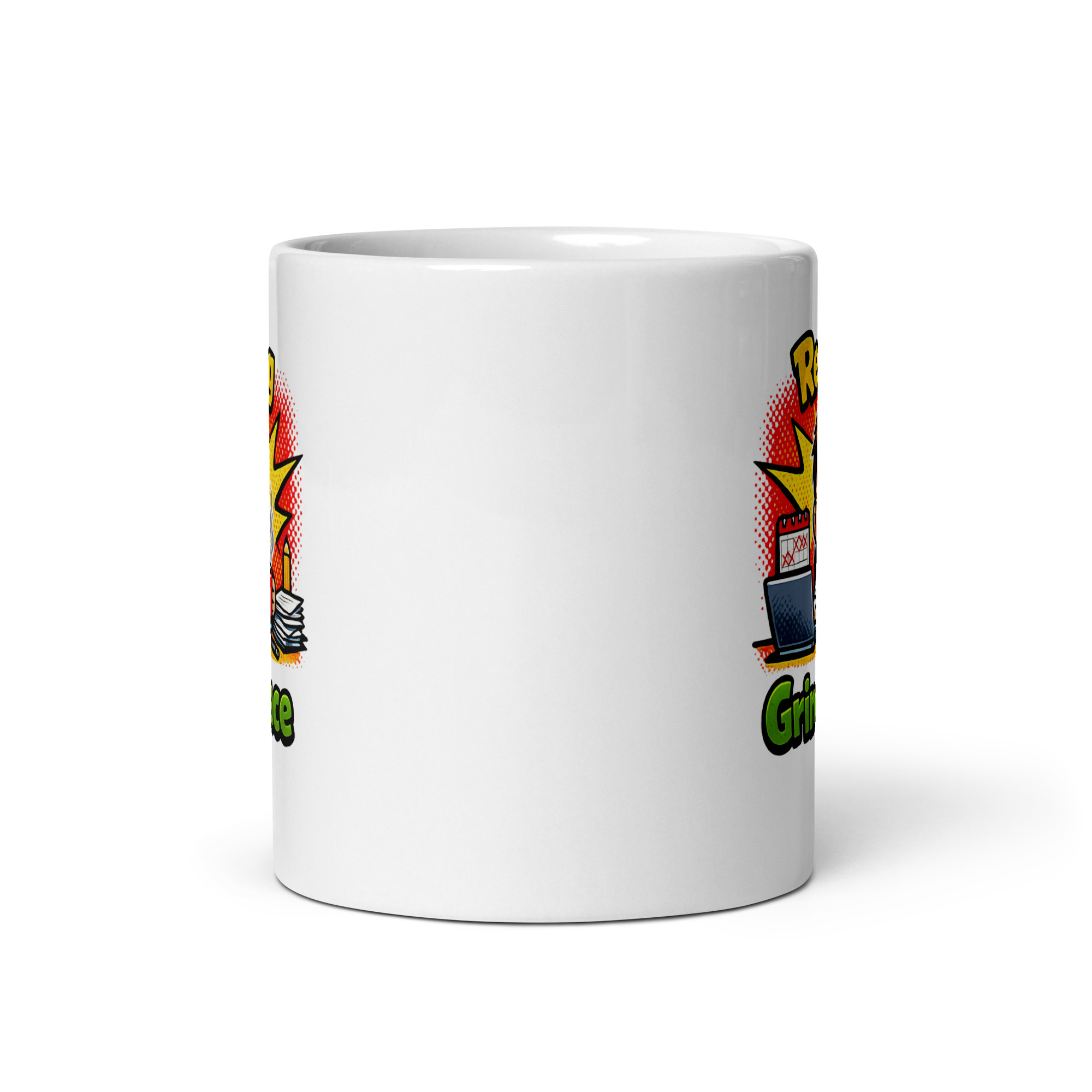 Resting Grinch Face Mug