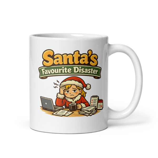 Santa's Favourite Disaster Mug
