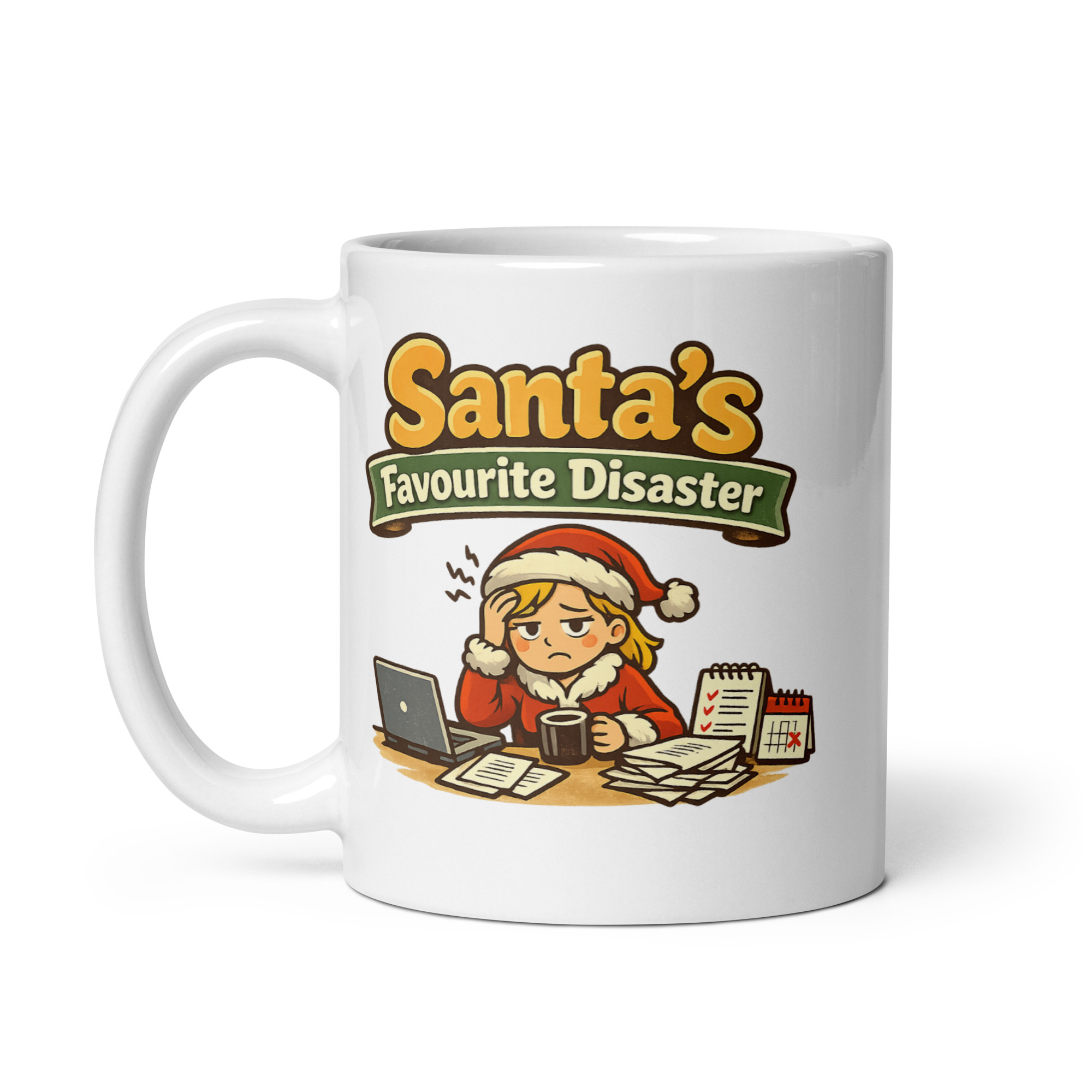 Santa's Favourite Disaster Mug
