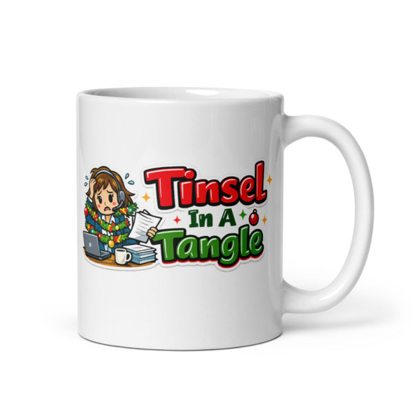 Tinsel In A Tangle Mug
