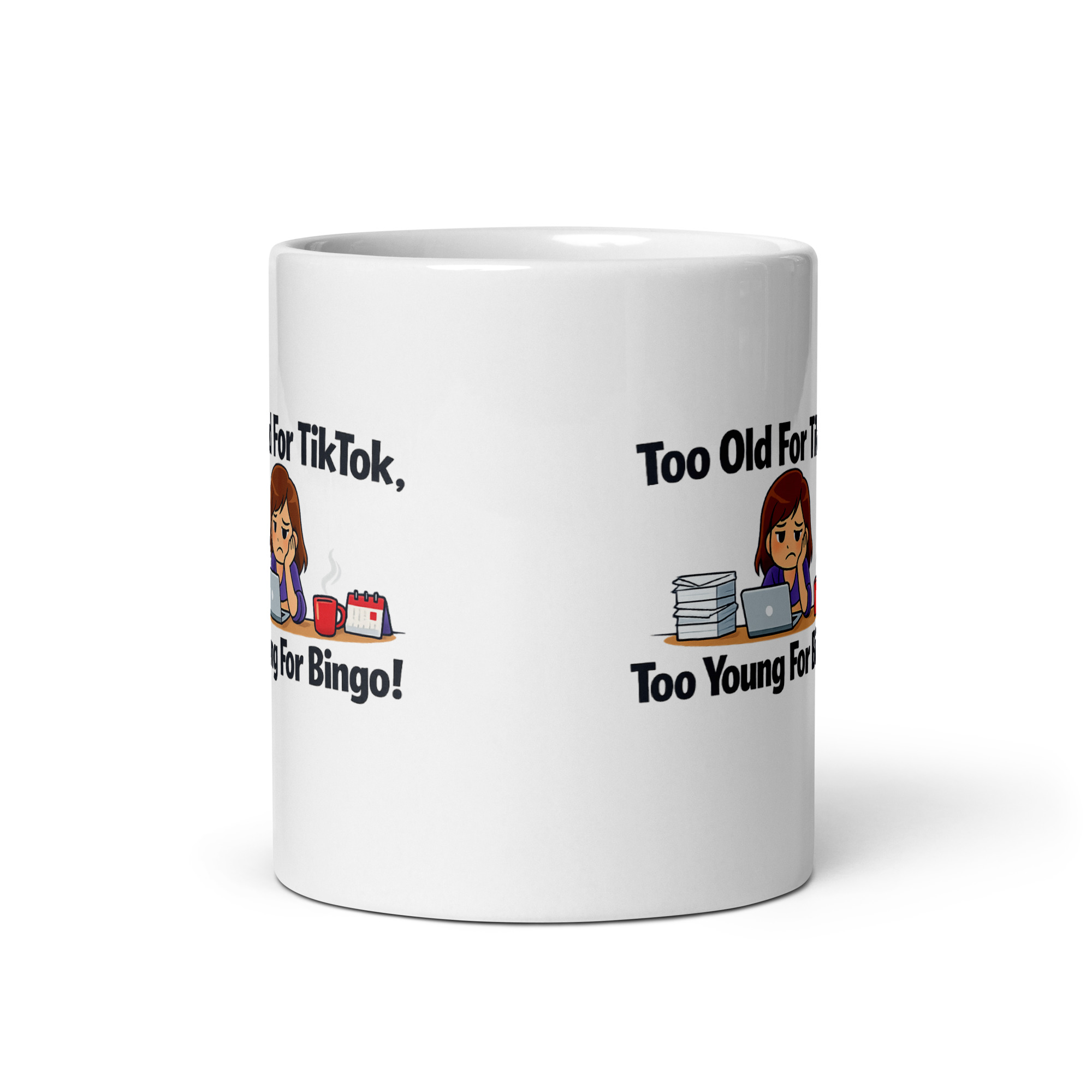 Too Old For TikTok Too Young For Bingo Mug - Image 6
