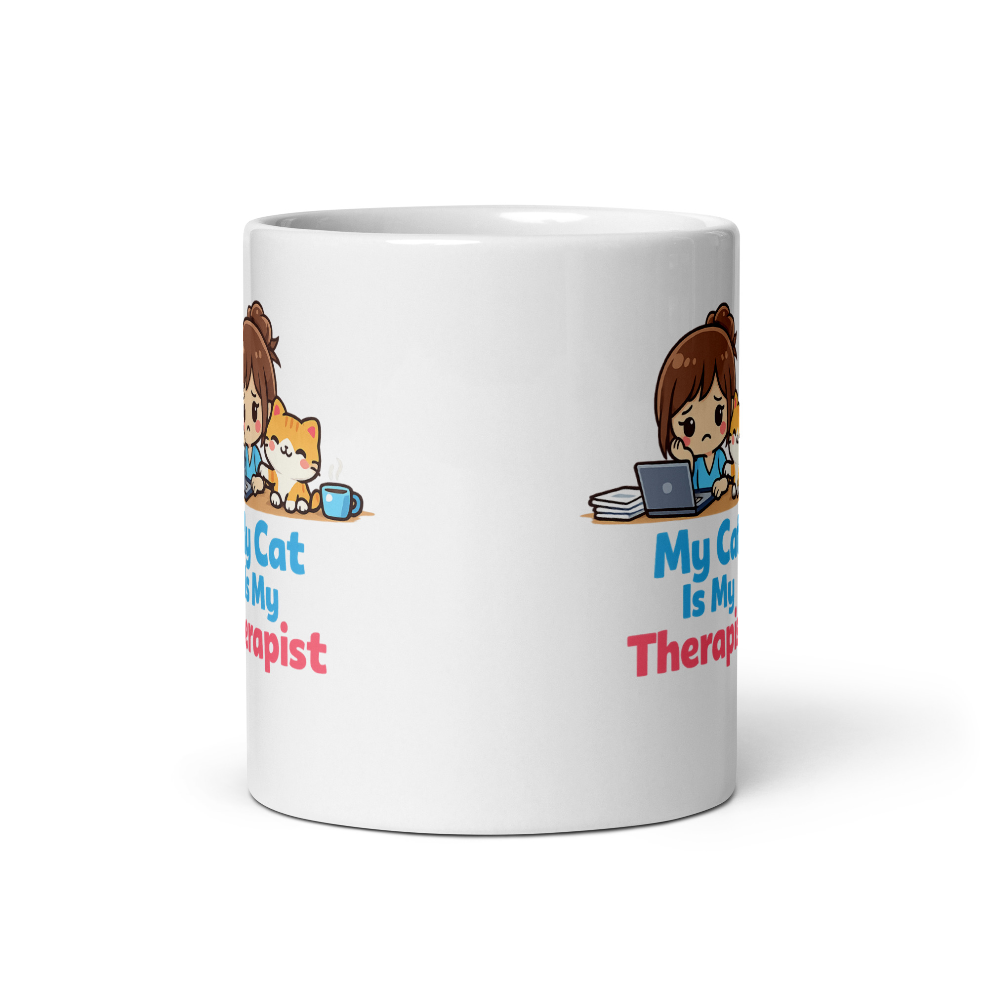 My Cat Is My Therapist Mug - Image 6