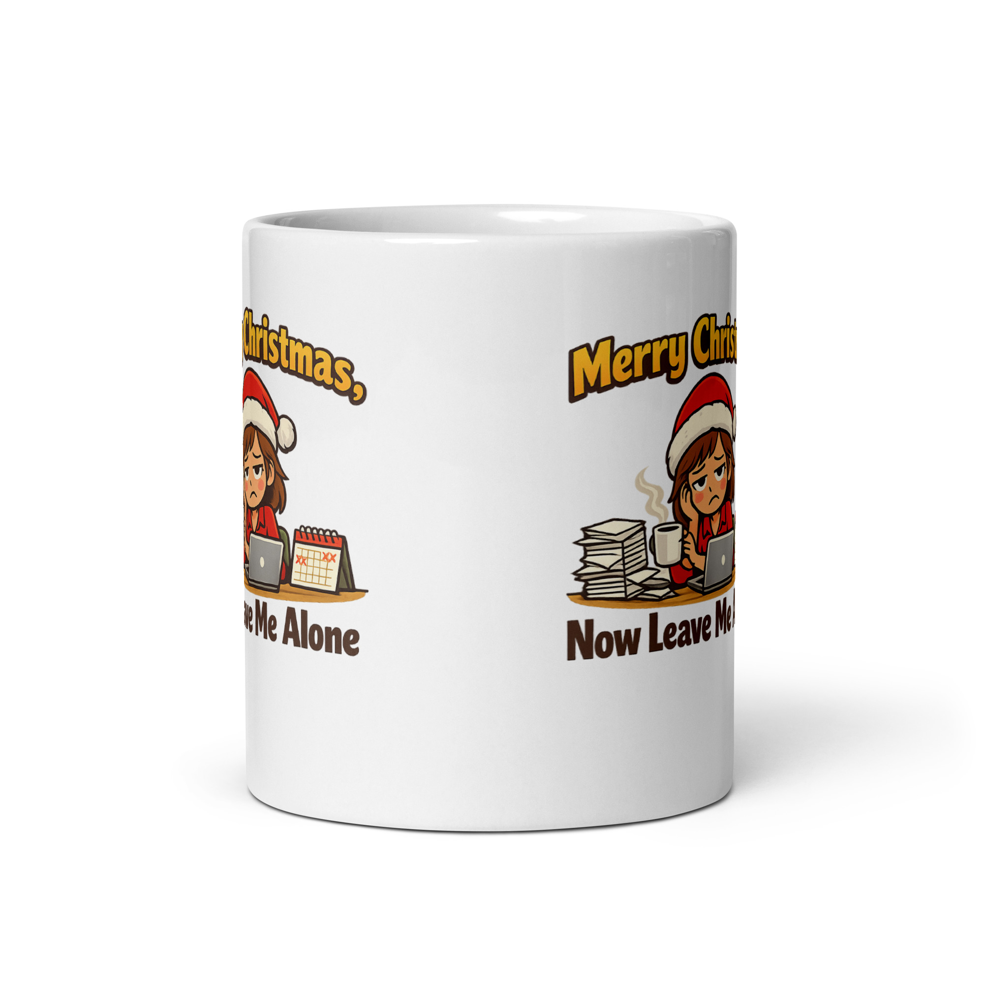 Merry Christmas Now Leave Me Alone Mug - Image 6