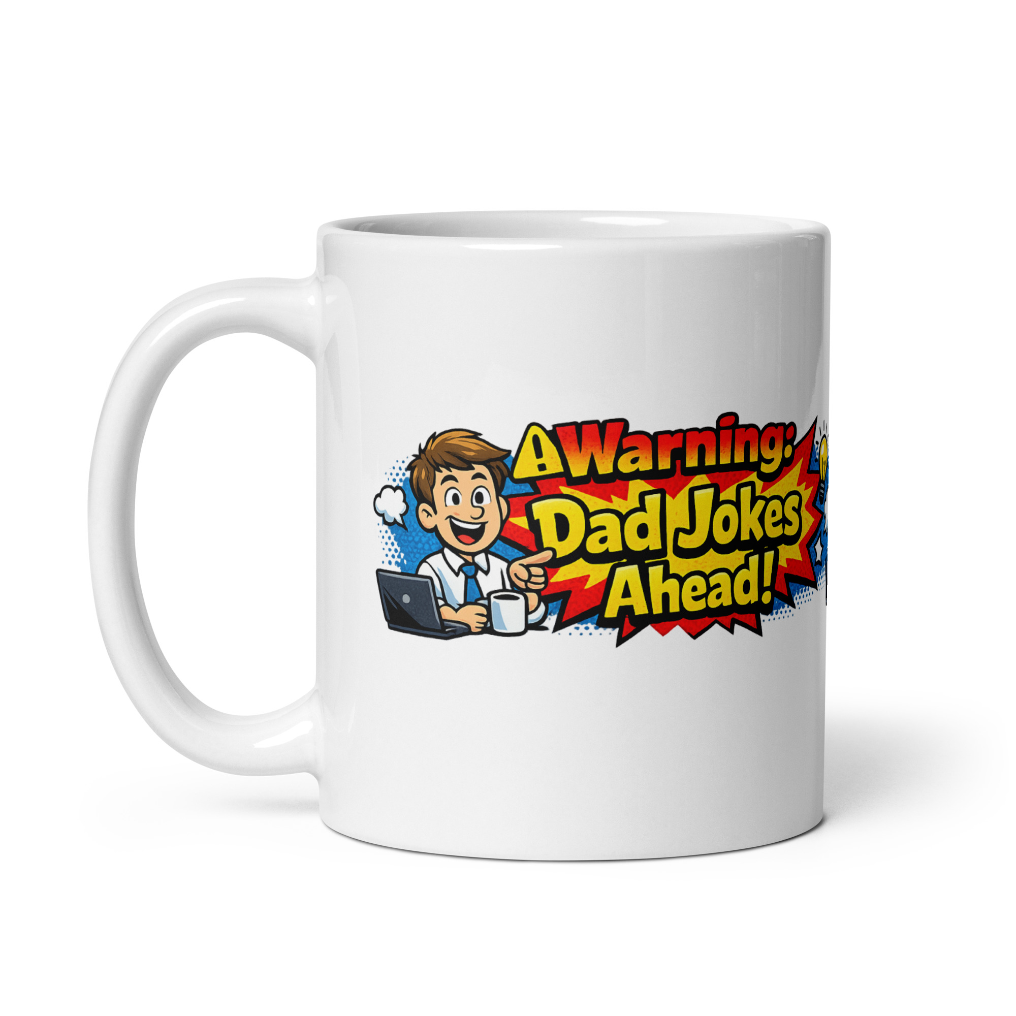 Warning Dad Jokes Ahead Mug - Image 5