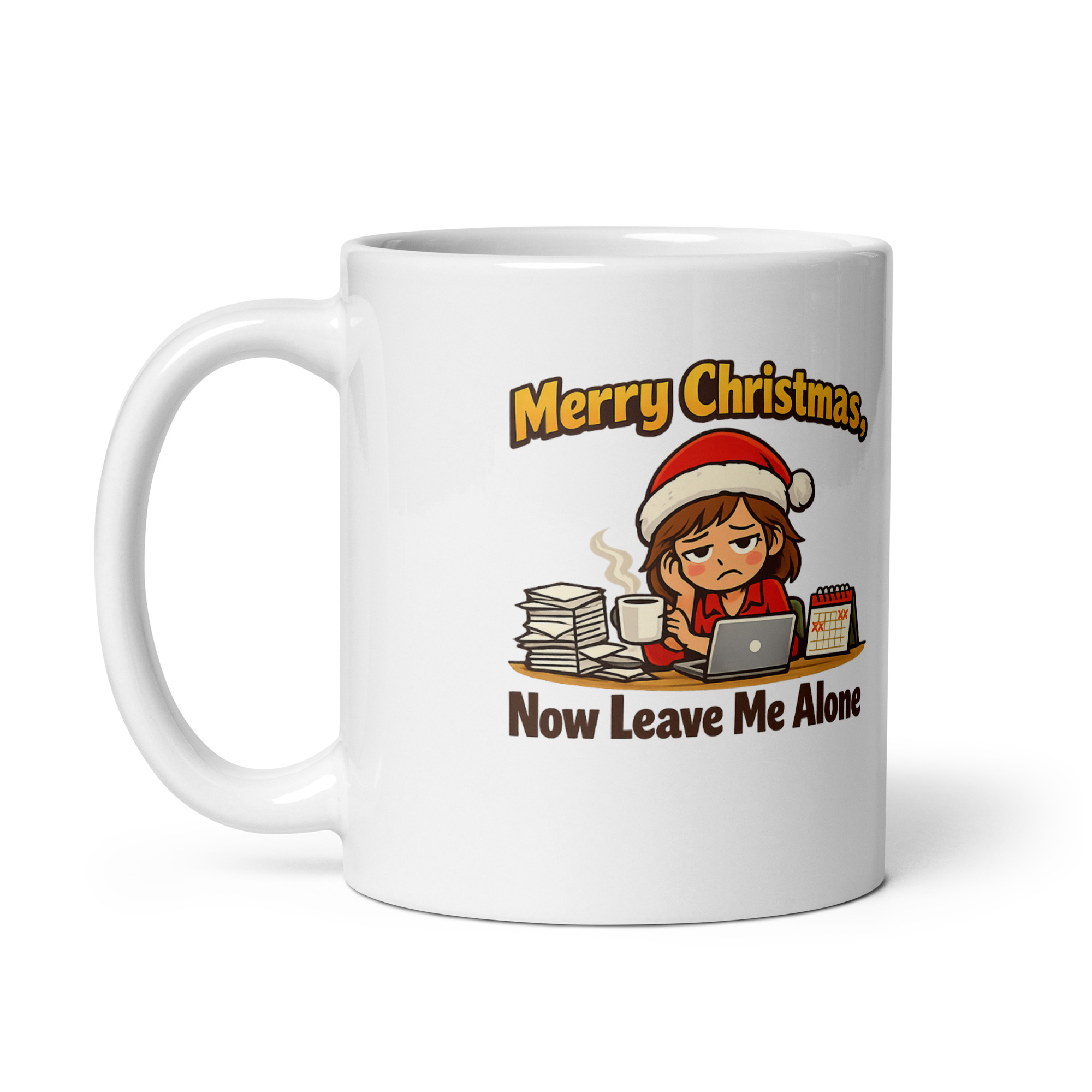 Merry Christmas Now Leave Me Alone Mug - Image 5