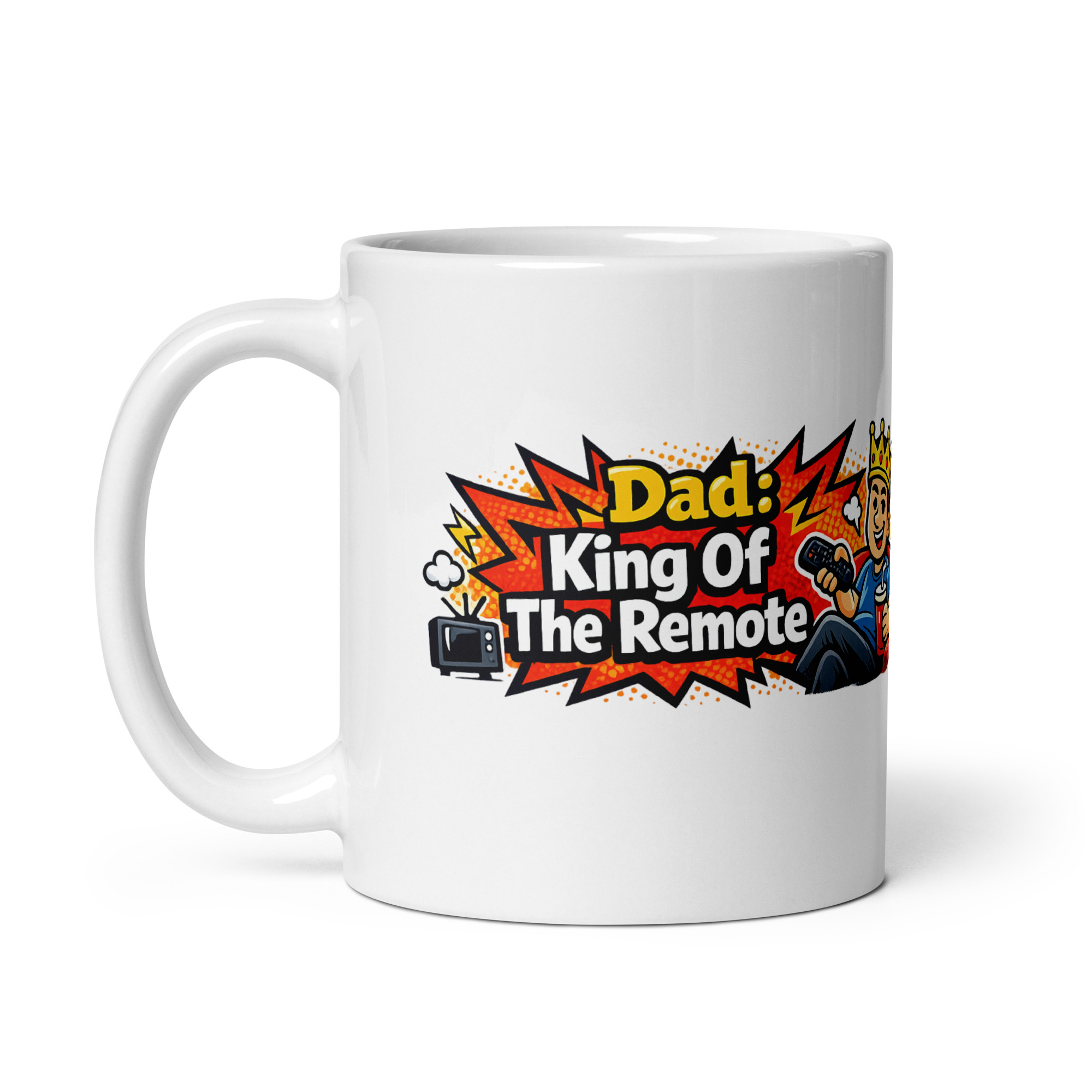 Dad King Of The Remote Mug - Image 5