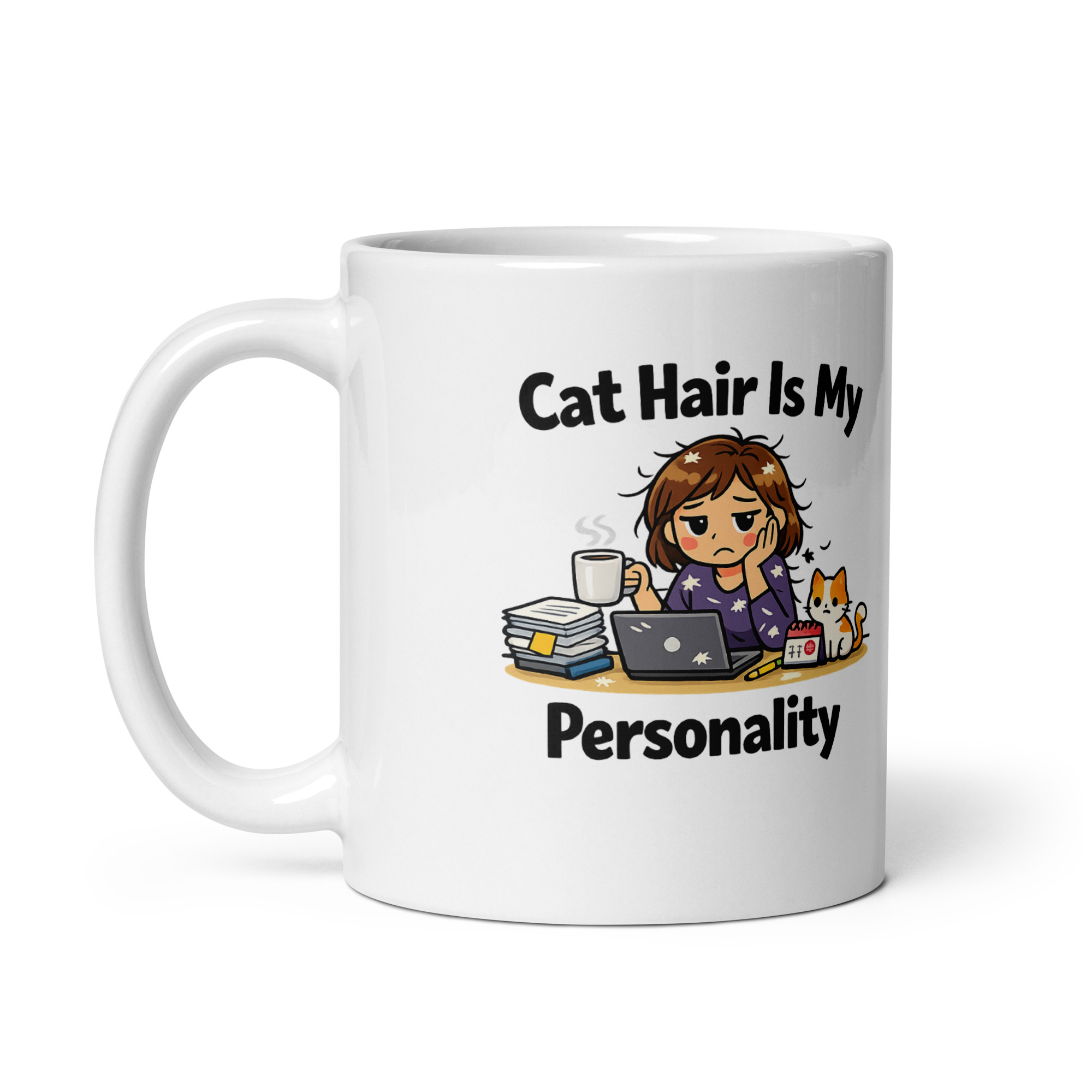 Cat Hair Is My Personality Mug - Image 5