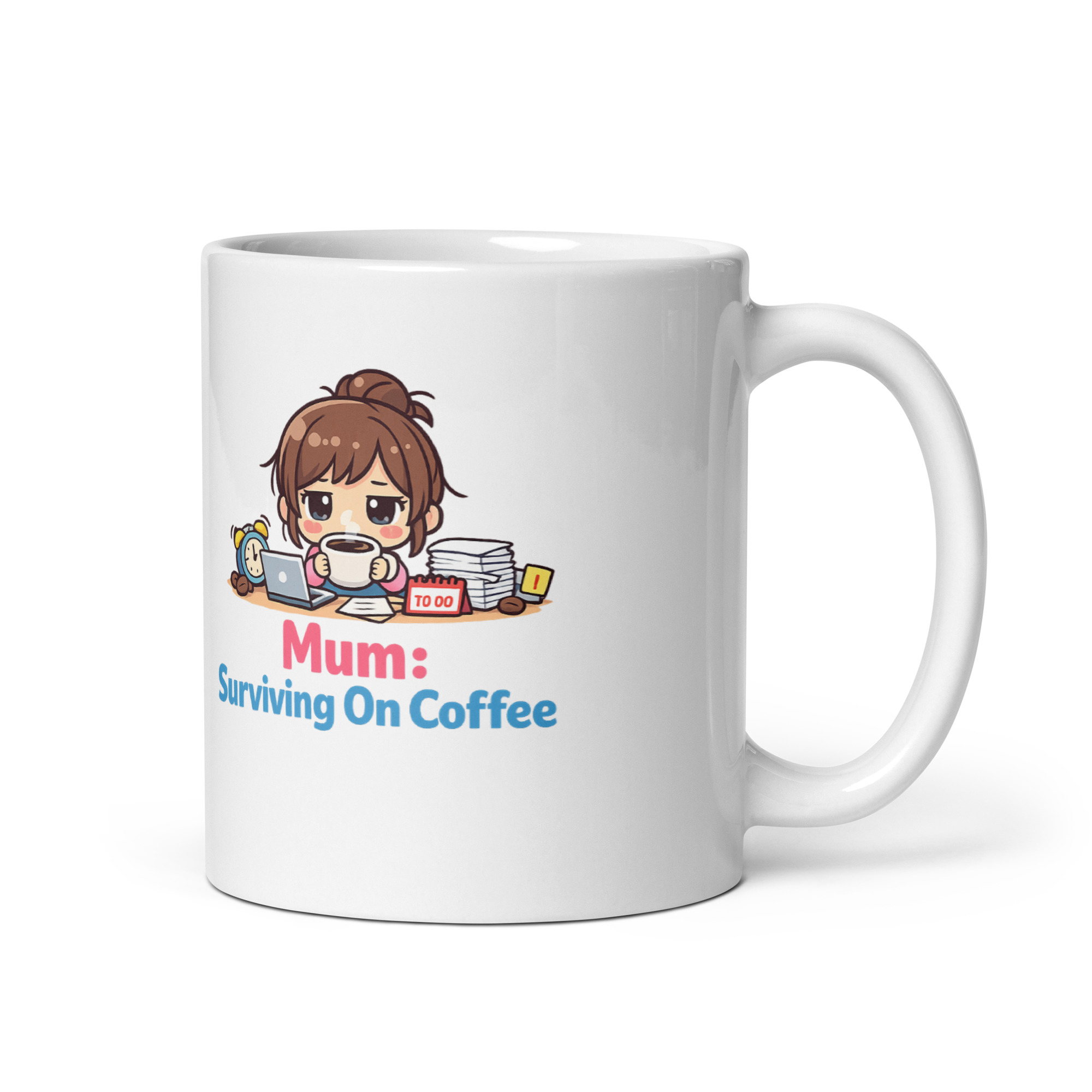 Mum Surviving On Coffee Mug - Image 4