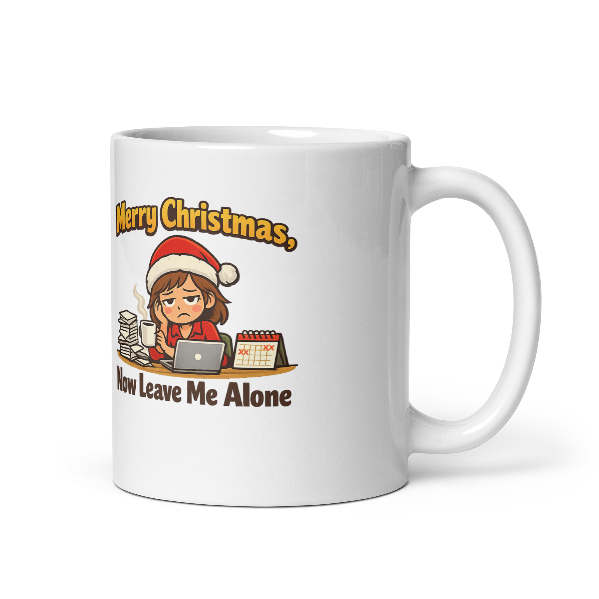 Merry Christmas Now Leave Me Alone Mug - Image 4