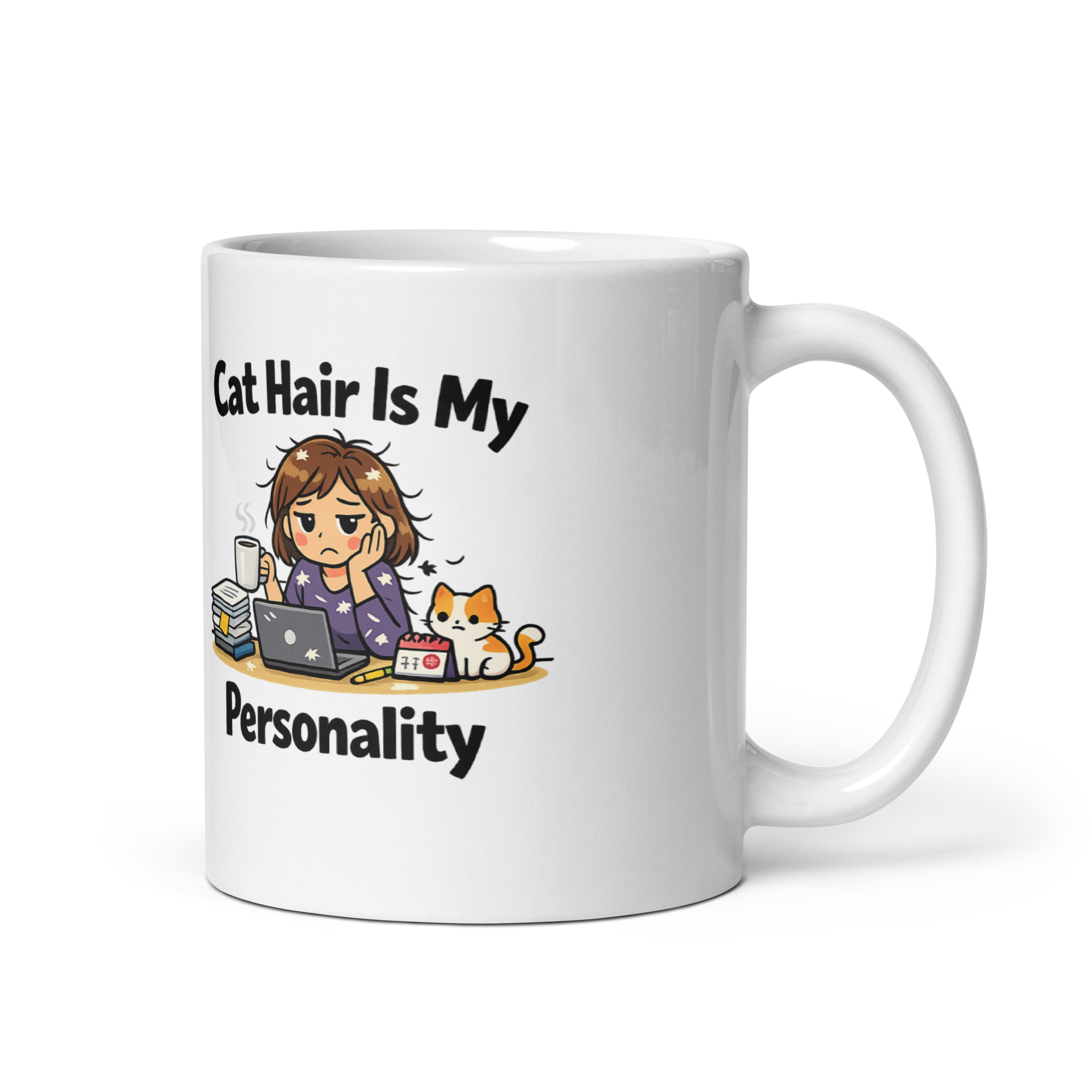 Cat Hair Is My Personality Mug - Image 4