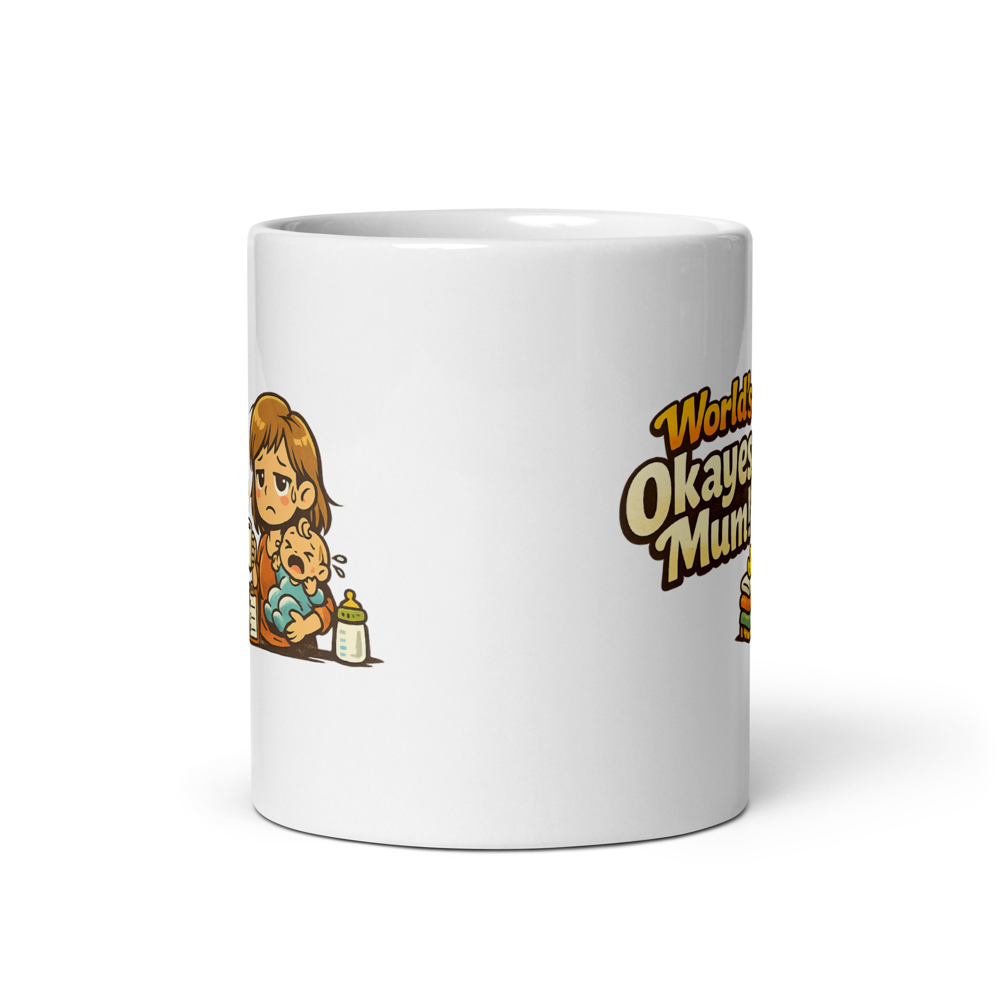 Worlds Okayest Mum Mug