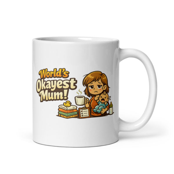 Worlds Okayest Mum Mug